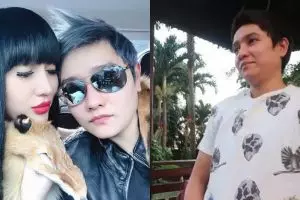 Berenang bareng Lucinta Luna, momen Abash buka baju bikin penasaran