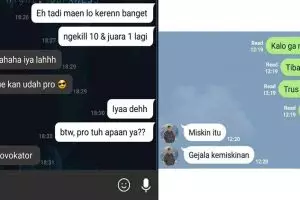 10 Chat ke teman ini ujungnya bikin ketawa kesal
