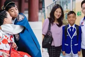 Momen Sarwendah dampingi Betrand Peto belajar, family goals