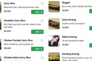 11 Deskripsi menu makanan di aplikasi ojek online ini bikin ngakak