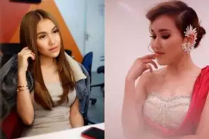 Unggah foto bareng rekan seleb, mata Ayu Ting Ting curi perhatian