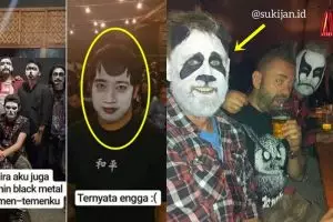 10 Potret lucu orang salah dandan ini bikin cekikikan