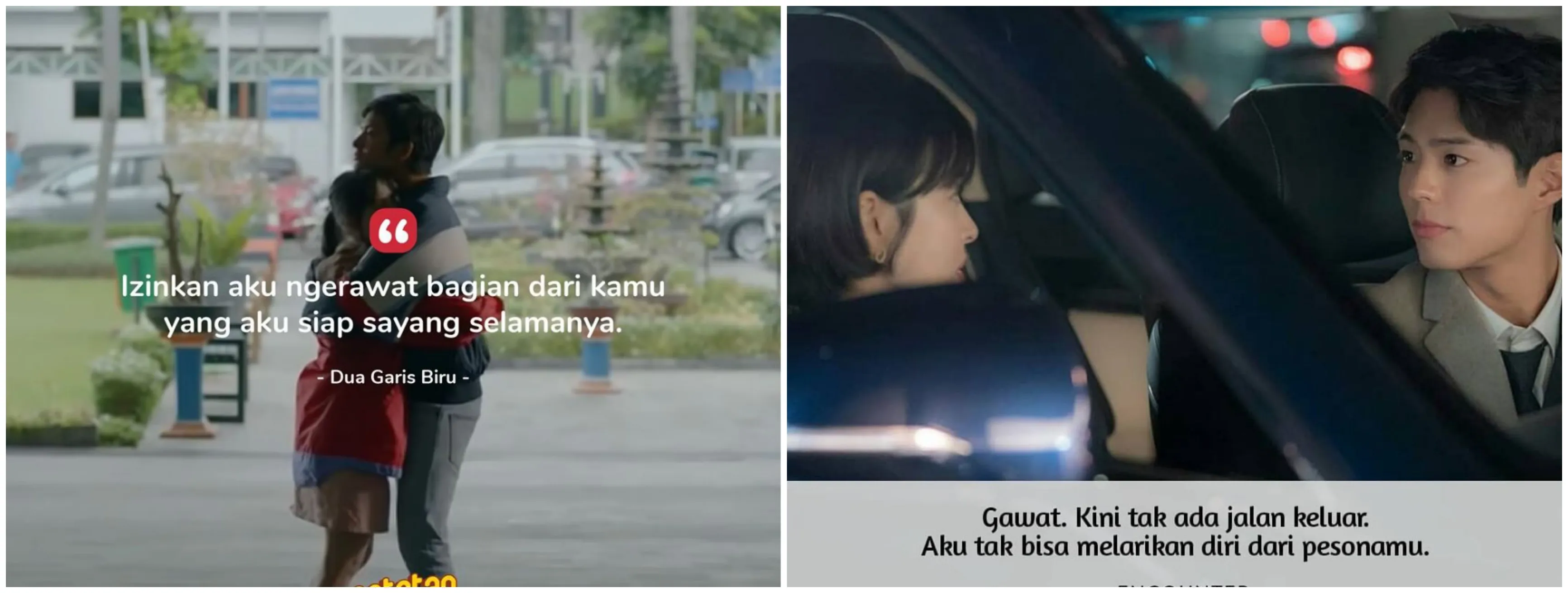 85 Kata-kata gombal romantis dari adegan film, paling bikin baper