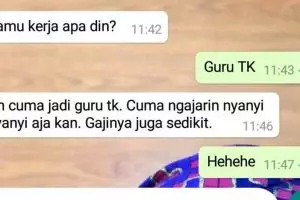 Profesinya disepelekan, jawaban guru TK ini nampol abis
