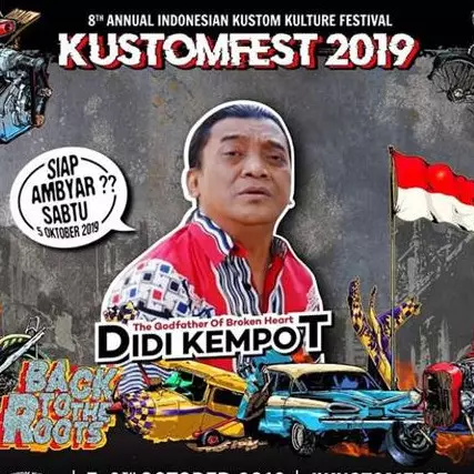 Kustomfest 2019, lucky draw motor hingga aksi Didi Kempot