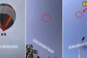 Balon udara meledak di ketinggian 10 ribu kaki, ibu-anak ini tewas