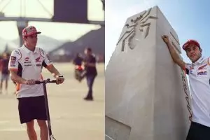 Alami kecelakaan di MotoGP Thailand, ini kata Marc Marquez