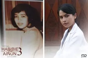 Filmnya segera tayang, ini 10 kemiripan Maudy Ayunda dan Ainun muda