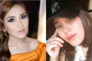 Unggah foto liburan sama Bilqis, bibir Ayu Ting Ting jadi sorotan