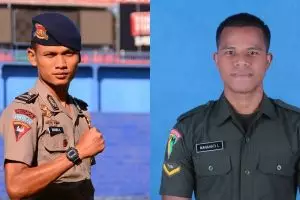 8 Pesepak bola Indonesia ini juga aktif sebagai tentara & polisi