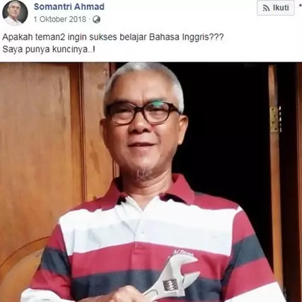 13 Status medsos nyeleneh bapak ini viral, editan fotonya gokil