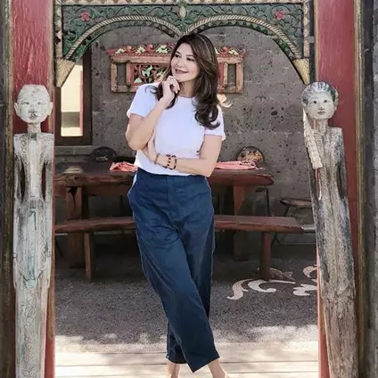 10 Gaya keseharian Tamara Bleszynski di Bali, jauh dari kesan seksi