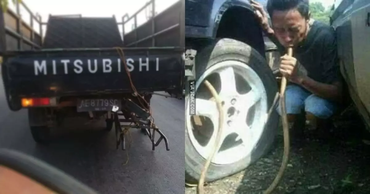 10 Life hack mengatasi mobil mogok ini bikin geleng kepala