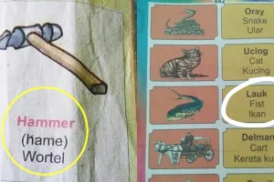 Kesalahan di 10 buku bahasa Inggris anak-anak ini kocak