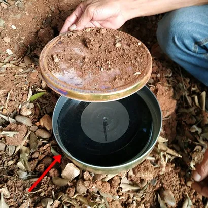 Temukan piringan hitam terkubur, begini isinya setelah diputar