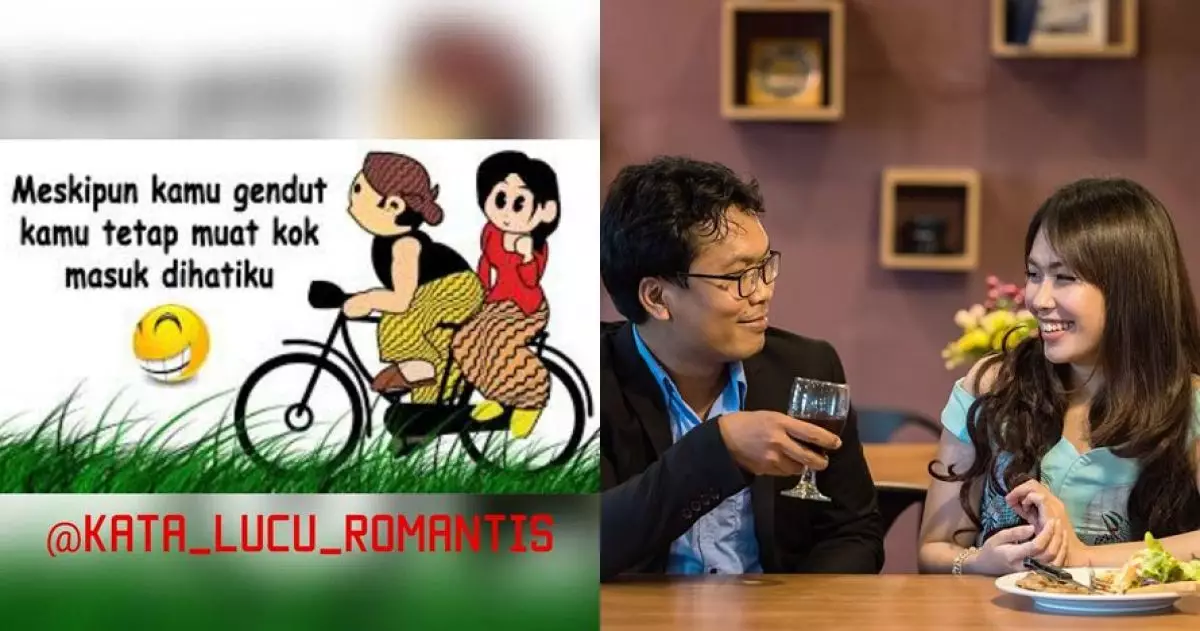 40 Kata-kata lucu romantis buat pacar, paling bikin baper