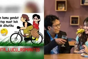 40 Kata-kata lucu romantis buat pacar, paling bikin baper