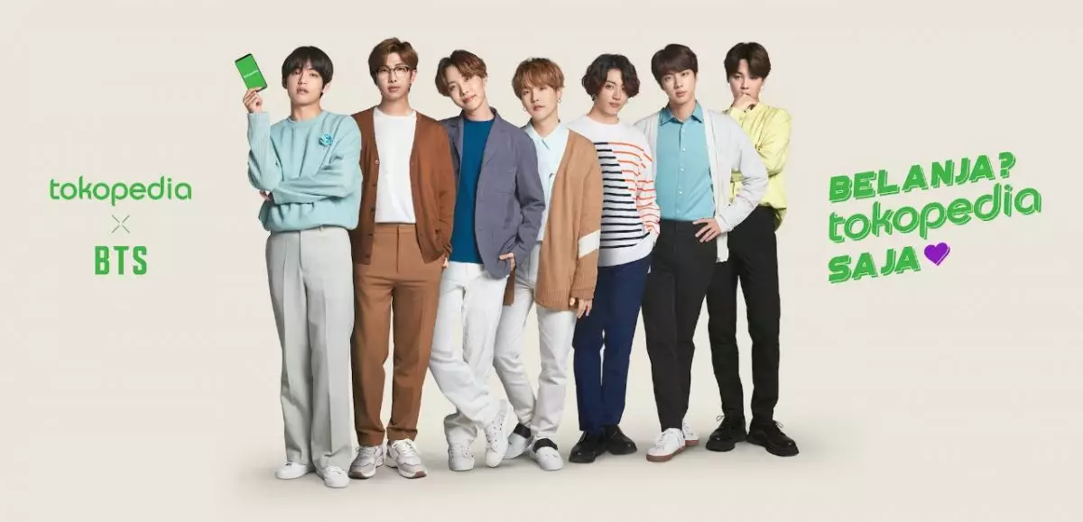 BTS jadi brand ambassador Tokopedia, kampanyekan #1Everyday