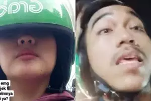 Dapat helm bermasalah, curhat 5 penumpang ojek online ini kocak