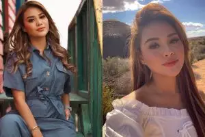 Gaya Aurel Hermansyah pakai hijab syar'i ini curi perhatian