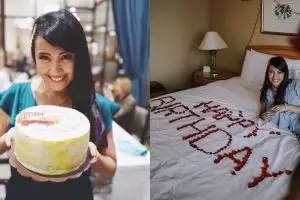 10 Momen perayaan ulang tahun Sharena Delon, staycation di hotel