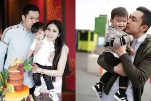 Gaya Harvey Moeis temani anaknya naik bis umum curi perhatian