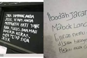 12 Tulisan lucu di tembok ini nyindir banget, auto ngakak