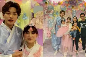 7 Momen 100 hari kelahiran anak kedua Lee Jeong Hon, meriah