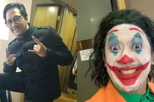 5 Seleb dandan jadi Joker, kancing celana Andre Taulany jadi sorotan