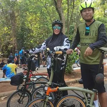 Penampakan sepeda lipat Brompton milik Denny Cagur, seharga mobil