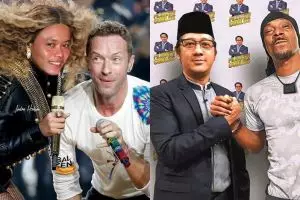 10 Editan pelawak bareng seleb dunia ini kocak abis