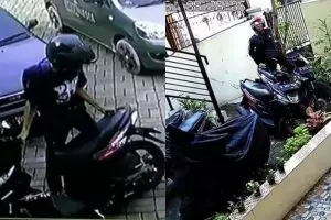 Motor dikunci setang ke kanan sulit dicuri, benarkah?