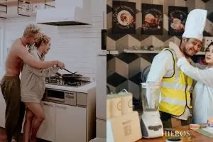 Momen mesra 5 pasangan seleb di dapur, jadi sorotan