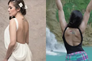 8 Potret Wulan Guritno pertontonkan tato, punya makna kuat