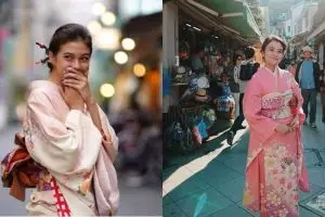 7 Adu gaya Yuki Kato & Michelle Ziudith yang berdarah Jepang