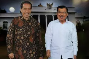 5 Momen perpisahan Jokowi-JK dan menteri Kabinet Kerja