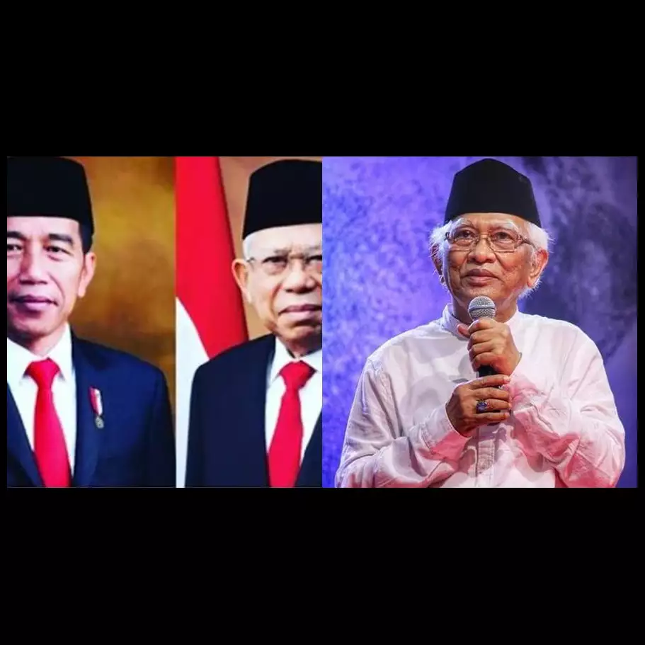 Jokowi-Ma'ruf dilantik, surat singkat Gus Mus menyejukkan hati