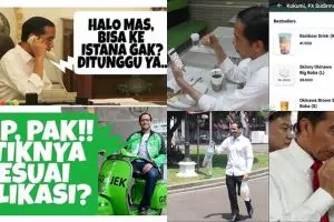 10 Meme lucu Nadiem Makarim masuk kabinet Jokowi-Ma'ruf