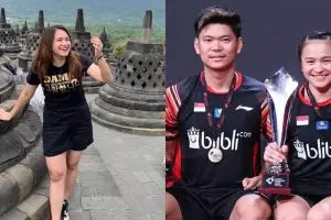 10 Gaya simpel pebulutangkis Melati Daeva di luar lapangan