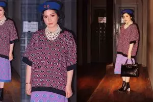 Kenakan Gucci head to toe, ini total harga outfit Nagita Slavina