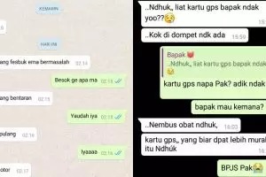 10 Chat lucu anggota keluarga ini bikin tepuk jidat