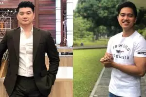 Foto bareng Chef Arnold, rambut Kaesang curi perhatian