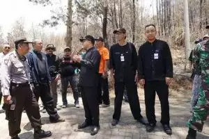 Anas minta BNPB gunakan water bombing atasi kebakaran Ijen