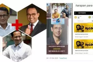 9 Meme lucu Nadiem Makarim jadi Mendikbud