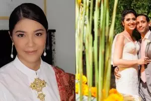 Tampil di pelantikan, anting istri Nadiem Makarim curi perhatian