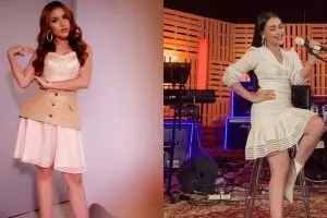 10 Gaya Ayu Ting Ting pakai mini dress, jadi sorotan