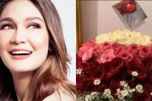 Terungkap, ini pria insial R yang beri Luna Maya bunga saat ultah