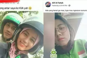 7 Momen baper penumpang ojek online dapat driver cewek, kocak