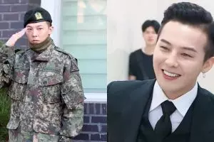 10 Potret G-Dragon pulang wajib militer, disambut 3000 fans