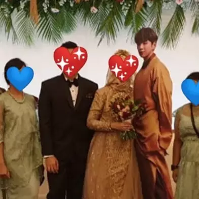 Viral artis K-Pop datangi nikahan fans, faktanya kocak banget